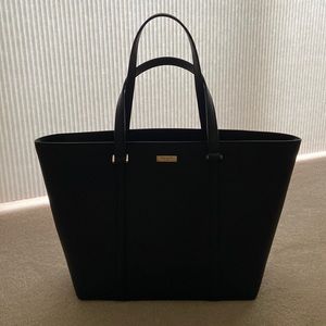 Large black Kate Spade tote bag
